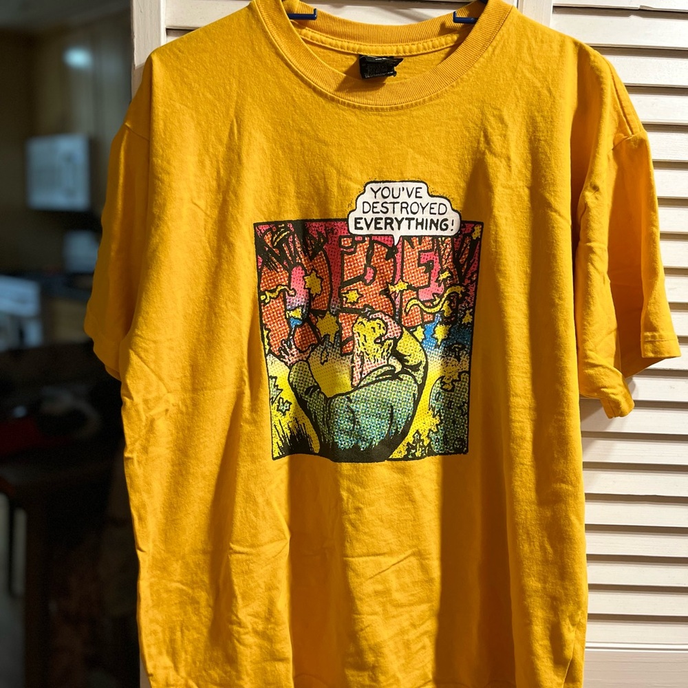 Obey Yellow  T-Shirt Size M